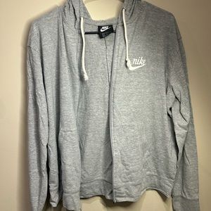 Nike zip up hoodie size large
